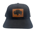 Wild Buffalo Outfitters All Black Curved Bill Trucker Hat